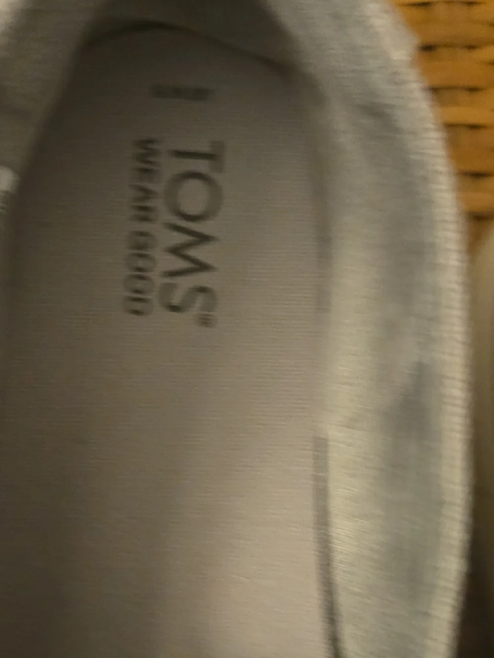 Toms Gray Canvas Slip-On Sneakers - Picture 3 of 5